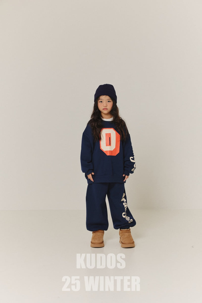 Kudos - Korean Children Fashion - #childrensboutique - Orange Logo Track Pants - 11