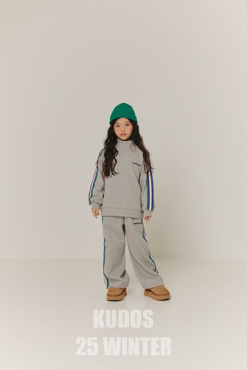 Kudos - Korean Children Fashion - #designkidswear - Side Tape Training Pants - 2