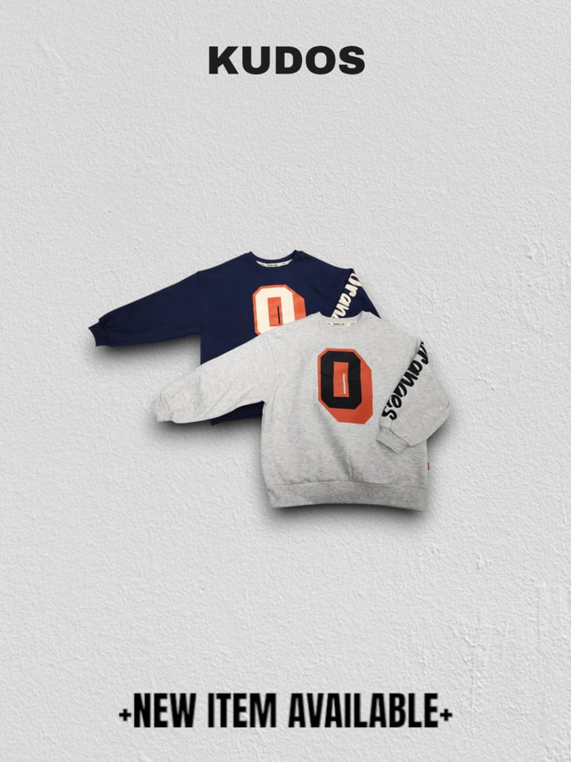 Kudos - Korean Children Fashion - #designkidswear - Orange Logo Sweatshirt