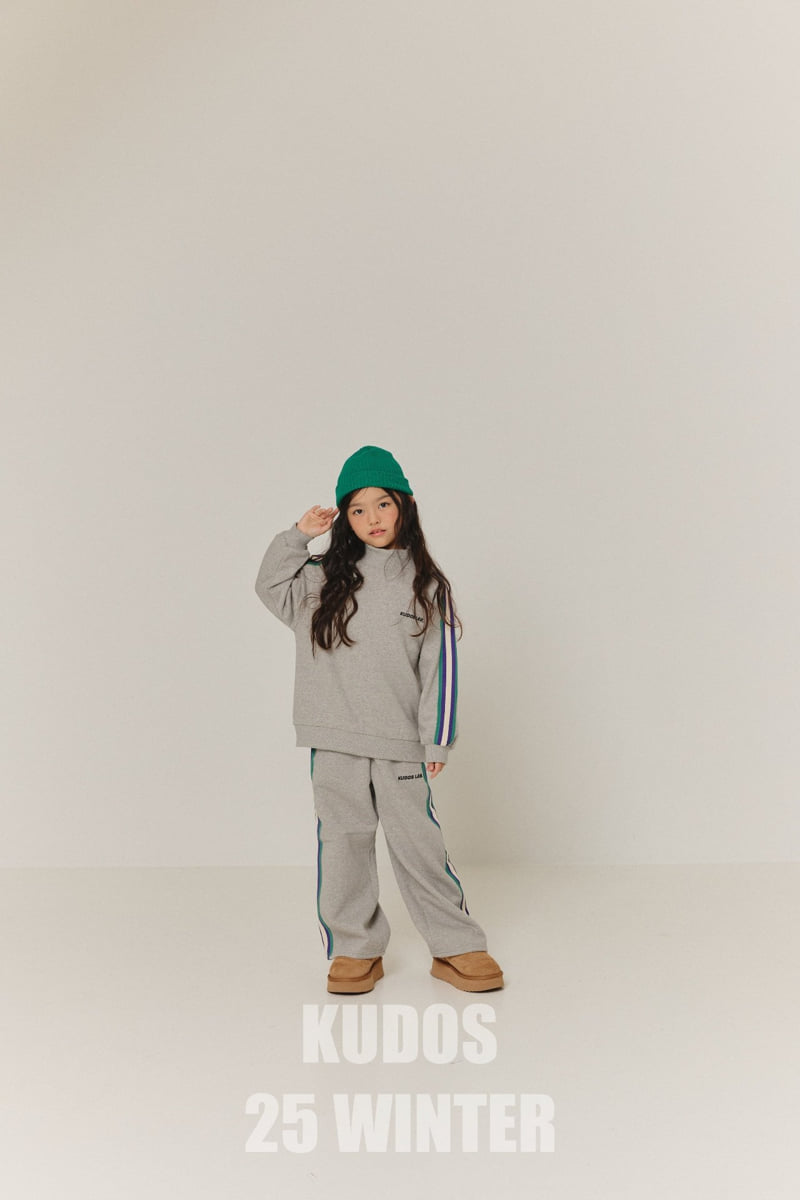 Kudos - Korean Children Fashion - #discoveringself - Side Tape Training Pants - 3
