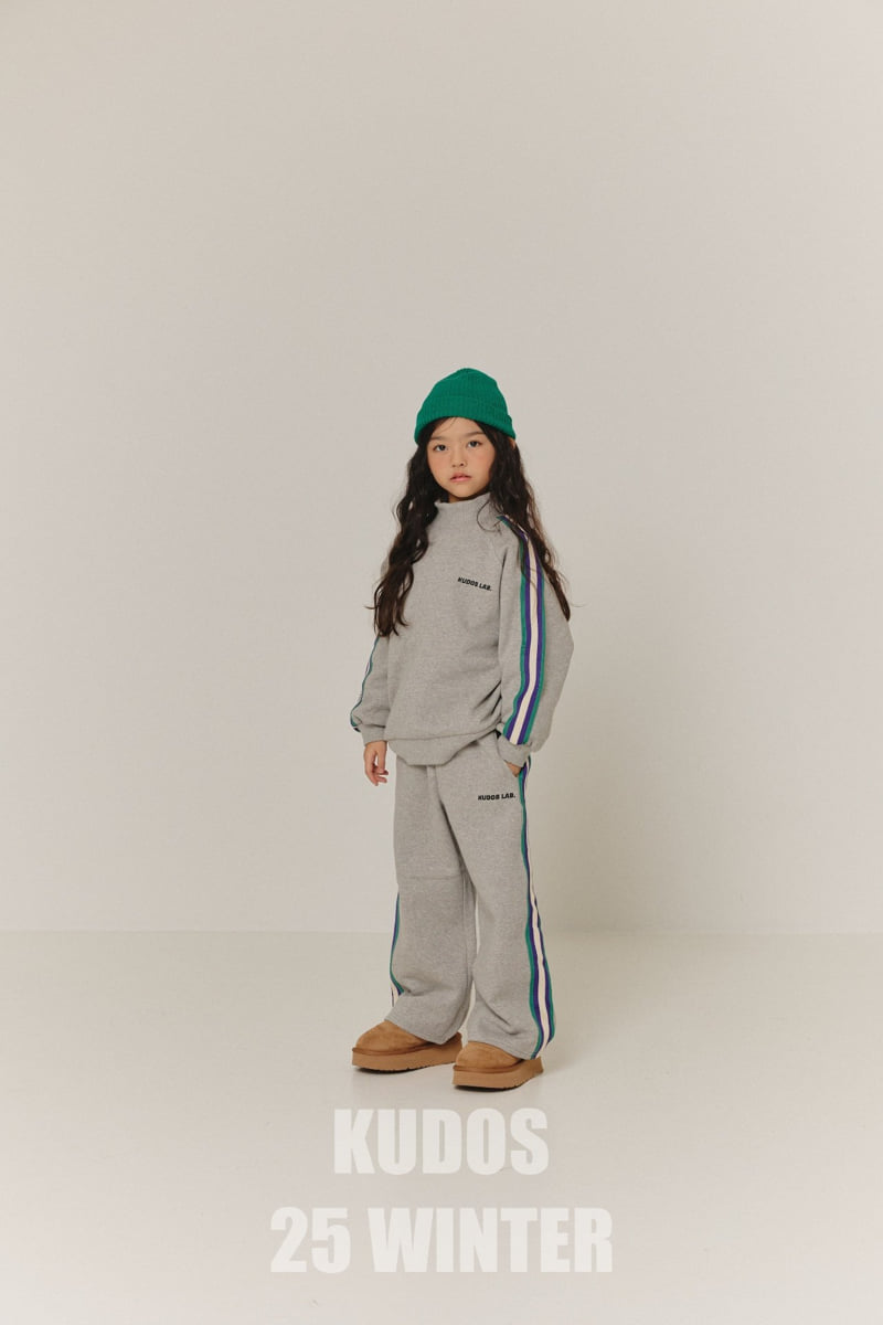 Kudos - Korean Children Fashion - #discoveringself - Side Tape Training Pants - 4