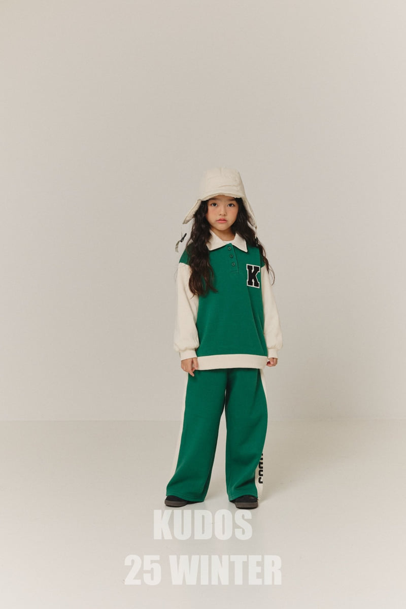 Kudos - Korean Children Fashion - #kidsshorts - K Logo Track Pants - 6