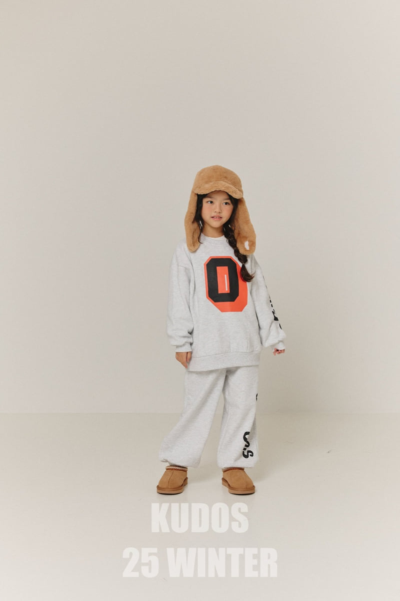 Kudos - Korean Children Fashion - #minifashionista - Orange Logo Track Pants - 5