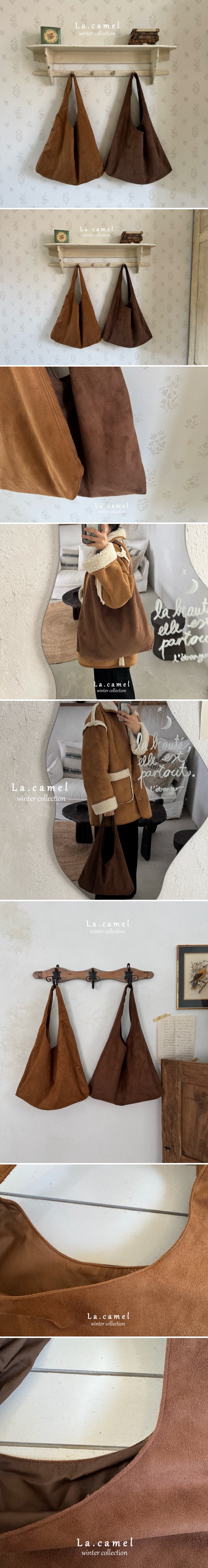 La Camel - Korean Baby Fashion - #babyfashion - Suede Bag