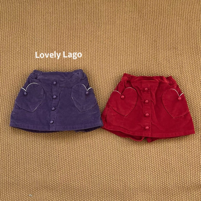 Lago - Korean Children Fashion - #Kfashion4kids - Heart Bean Half Pants