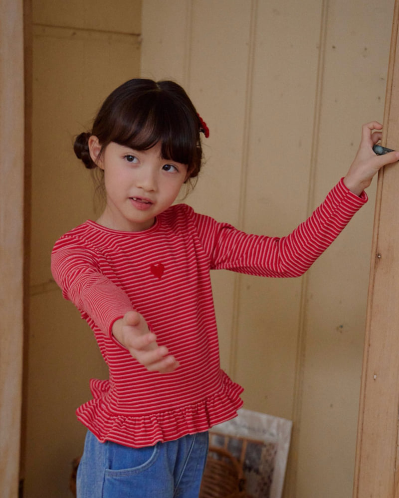 Lago - Korean Children Fashion - #Kfashion4kids - Bobo Frill Tee - 8