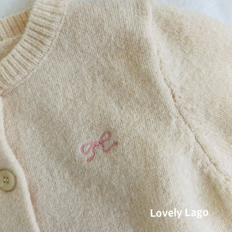 Lago - Korean Children Fashion - #Kfashion4kids - Ribbon Soft Cardigan - 6