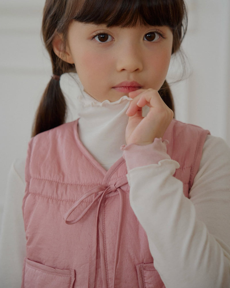 Lago - Korean Children Fashion - #childofig - Bolero Bonding Vest - 5