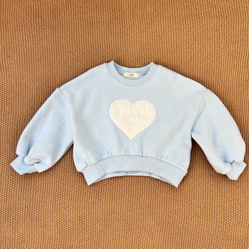 Lago - Korean Children Fashion - #childofig - I Love Sweatshirt - 3
