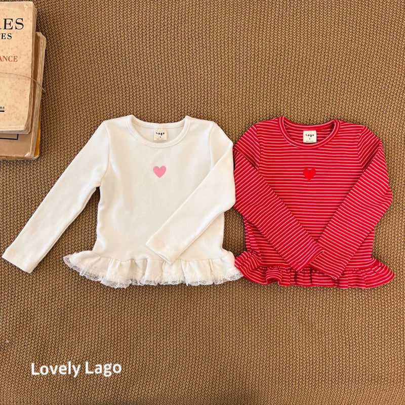 Lago - Korean Children Fashion - #childrensboutique - Bobo Frill Tee