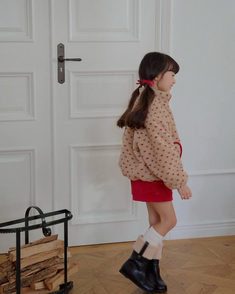 Lago - Korean Children Fashion - #designkidswear - Mini Heart Bonding Jumper - 7