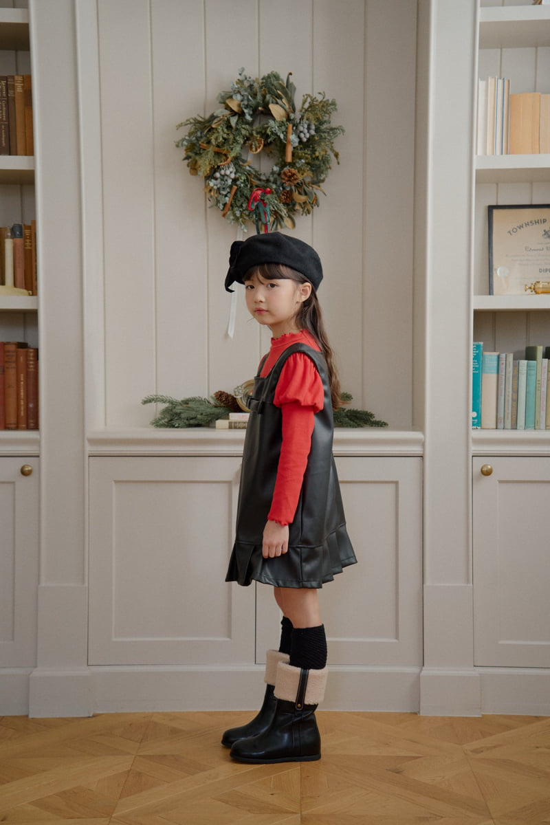 Lago - Korean Children Fashion - #designkidswear - Bobe Pleated One-piece - 7