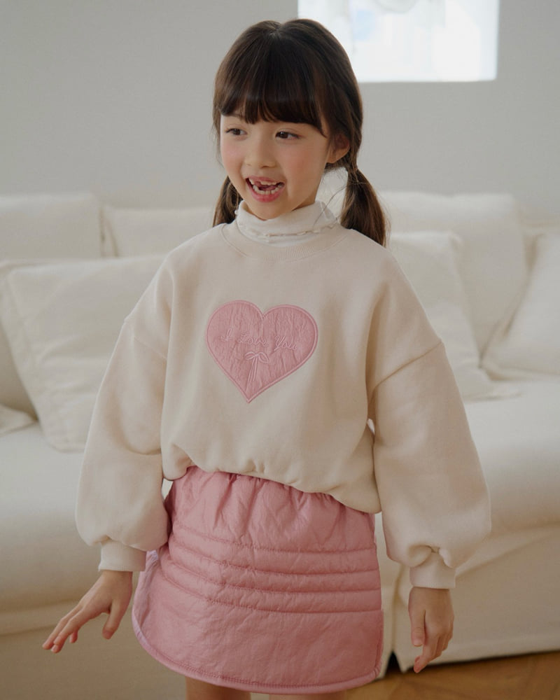 Lago - Korean Children Fashion - #designkidswear - I Love Sweatshirt - 5