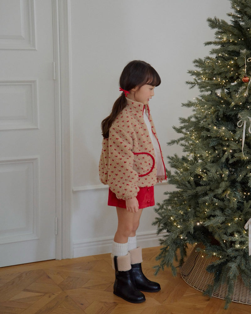Lago - Korean Children Fashion - #discoveringself - Mini Heart Bonding Jumper - 8