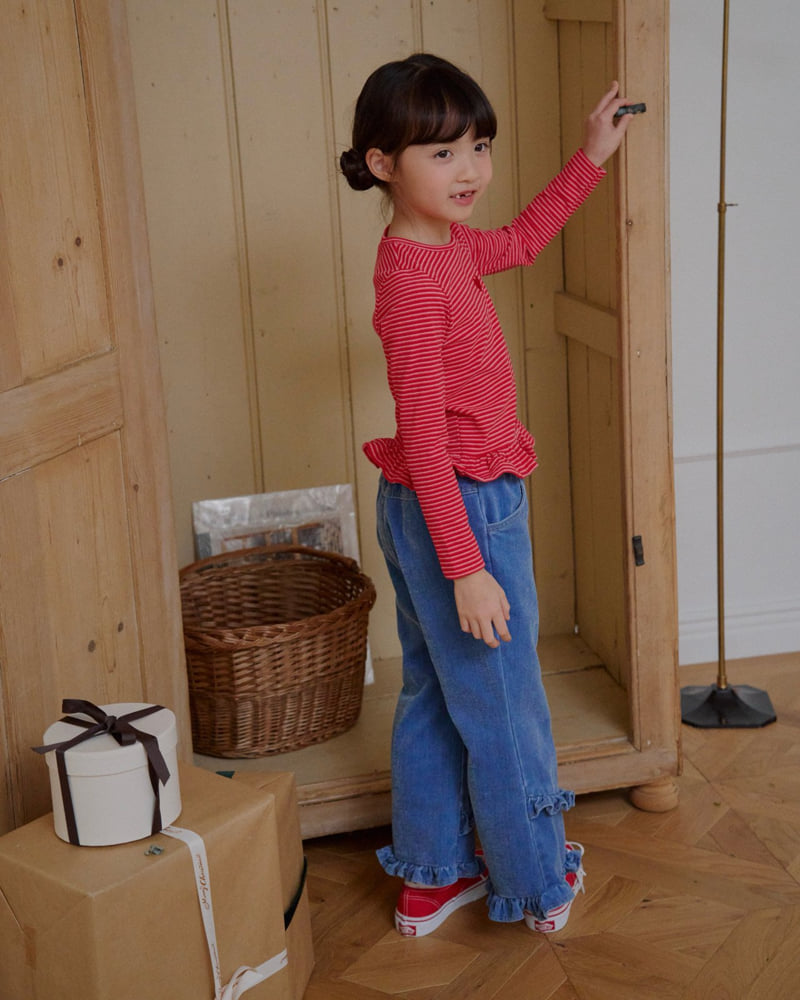 Lago - Korean Children Fashion - #discoveringself - Wide Frill Pants - 7