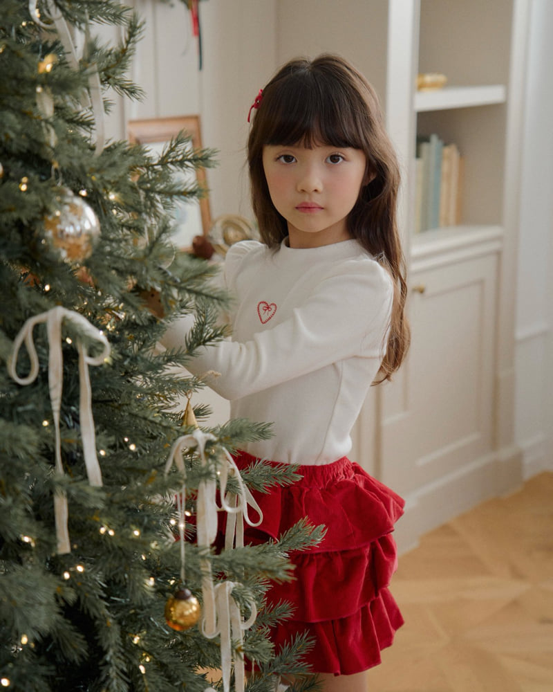 Lago - Korean Children Fashion - #designkidswear - Rose Tiered Half Pants - 4