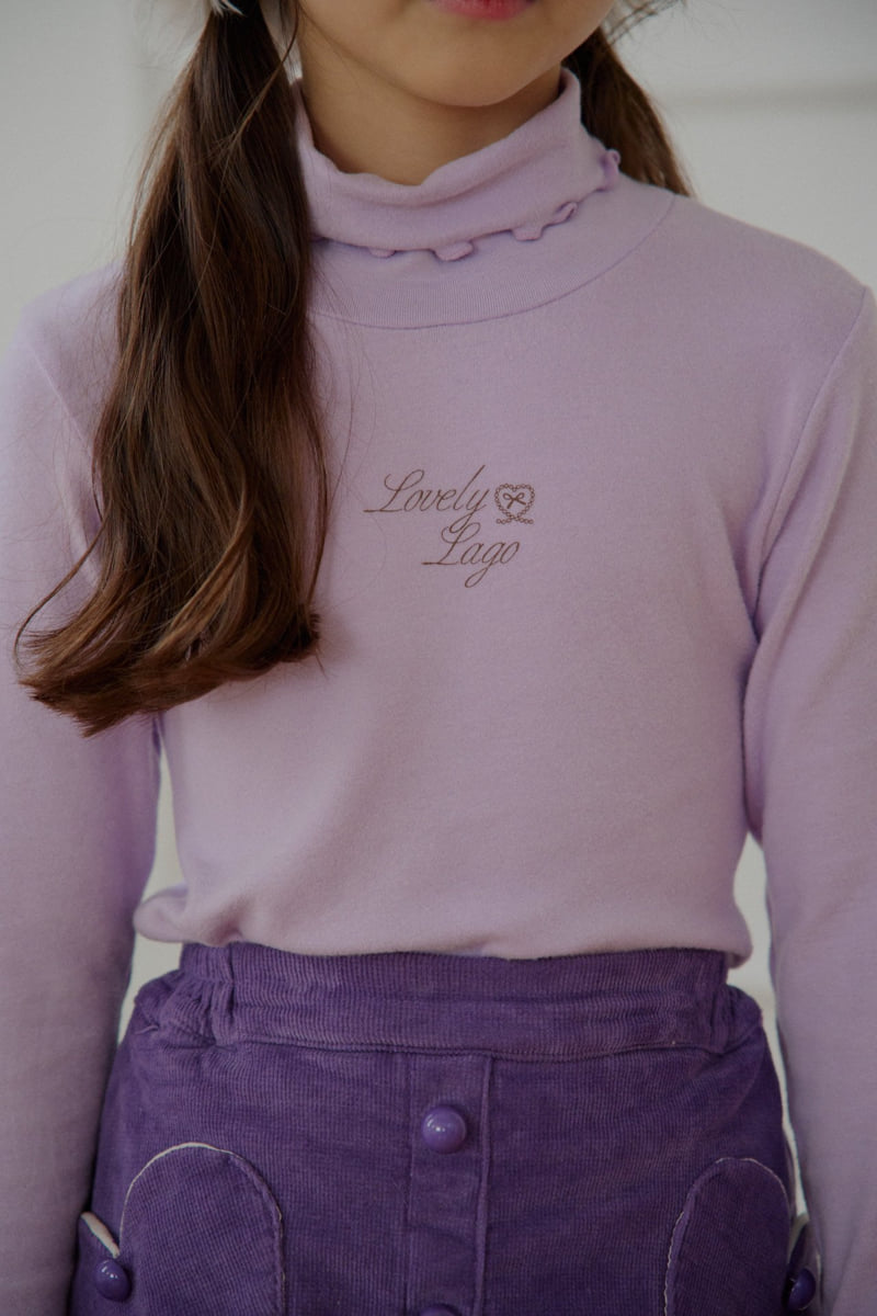 Lago - Korean Children Fashion - #fashionkids - Fun Turtleneck Tee - 7