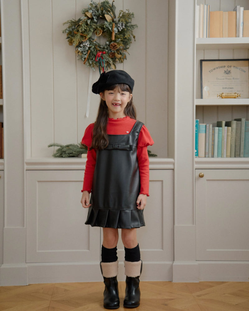Lago - Korean Children Fashion - #fashionkids - Bobe Pleated One-piece - 9