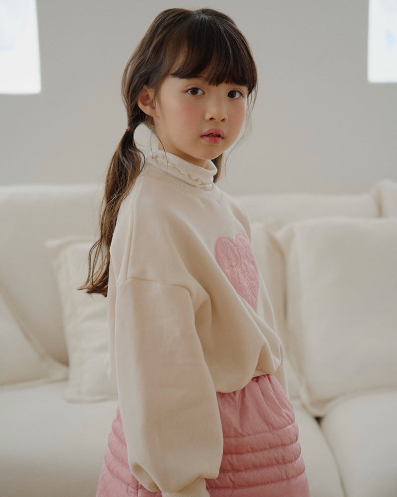 Lago - Korean Children Fashion - #fashionkids - I Love Sweatshirt - 7