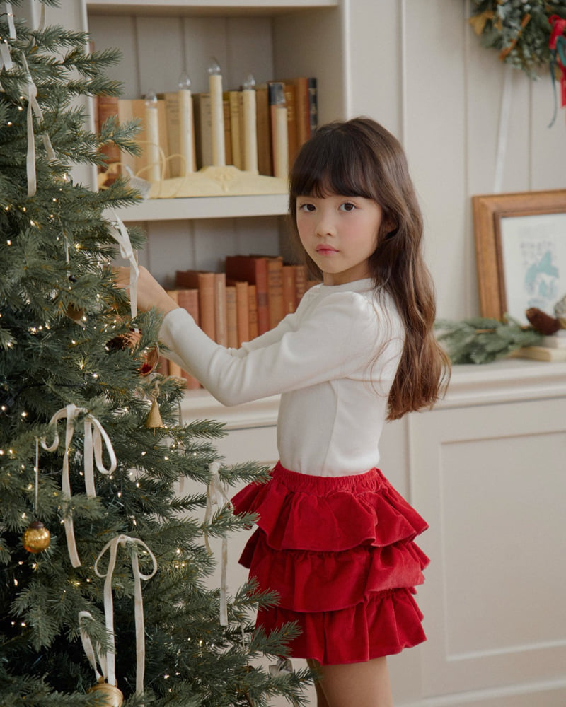 Lago - Korean Children Fashion - #fashionkids - Rose Tiered Half Pants - 5
