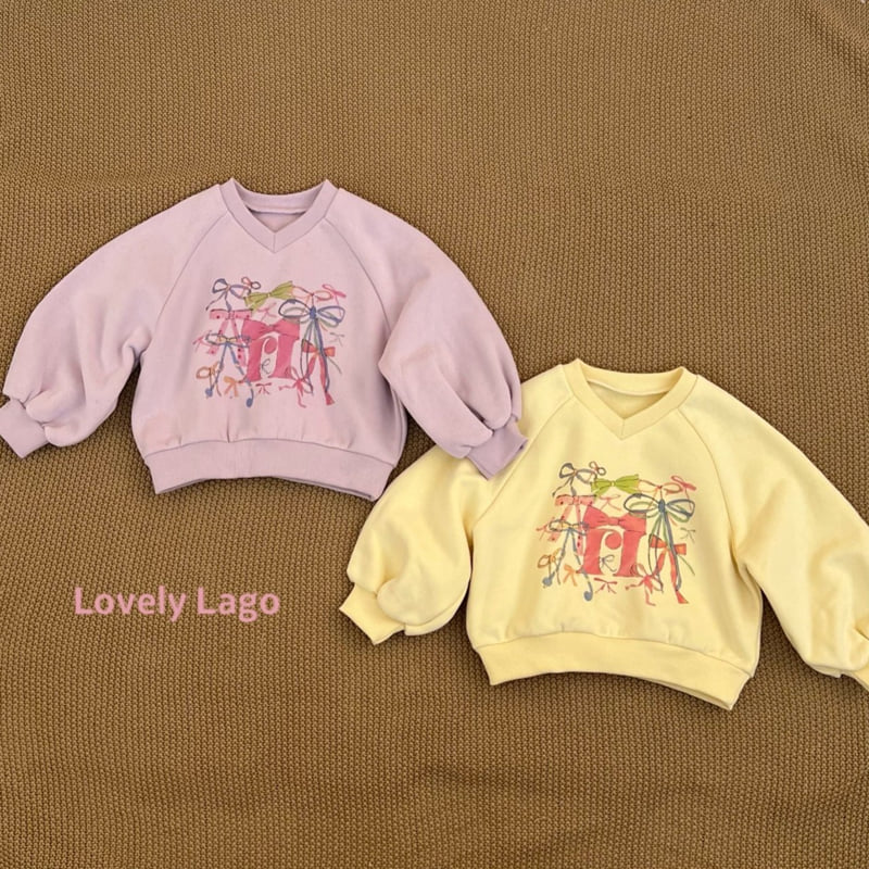 Lago - Korean Children Fashion - #fashionkids - Ribbon Party Sweatshirt