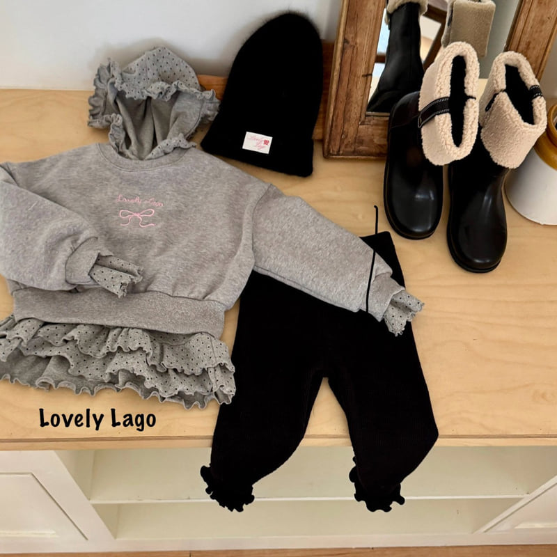 Lago - Korean Children Fashion - #fashionkids - Dot Tiered Hoodie - 4