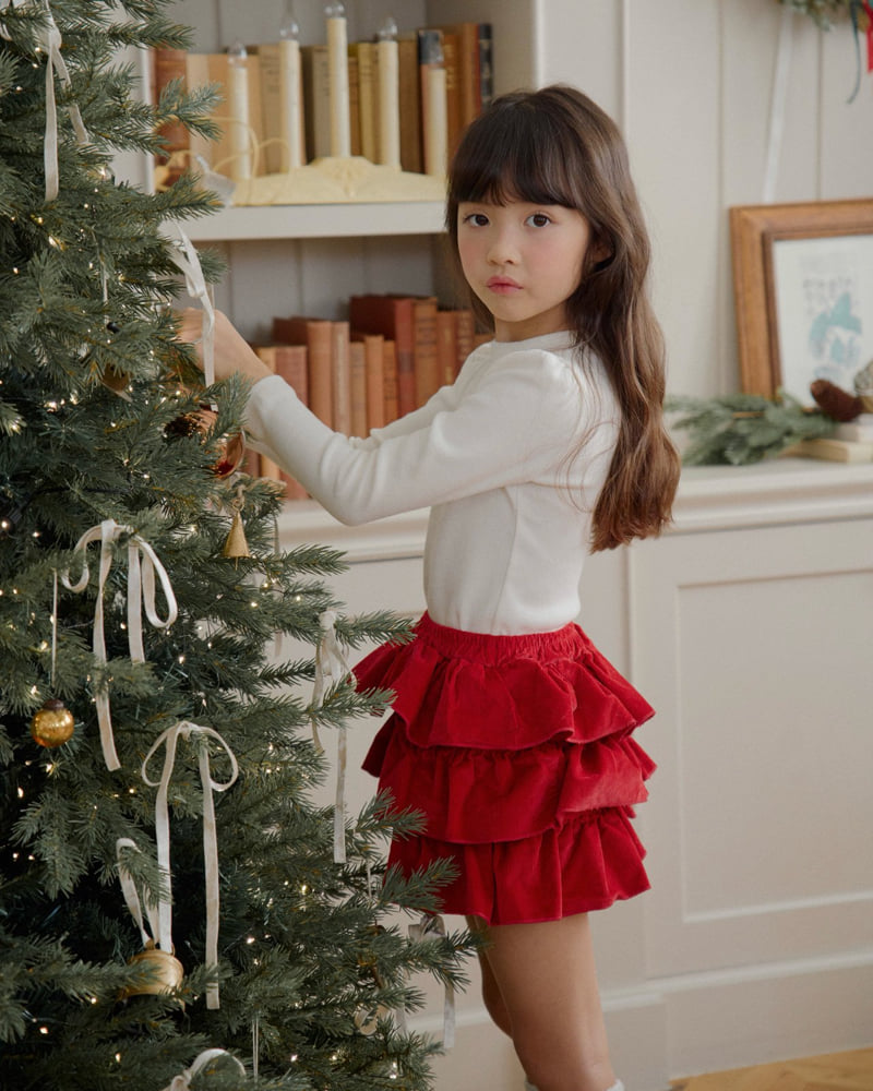Lago - Korean Children Fashion - #kidsshorts - Rose Tiered Half Pants - 6
