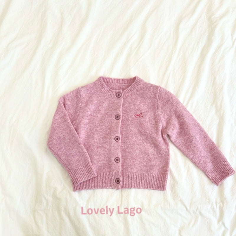 Lago - Korean Children Fashion - #kidsshorts - Ribbon Soft Cardigan - 3