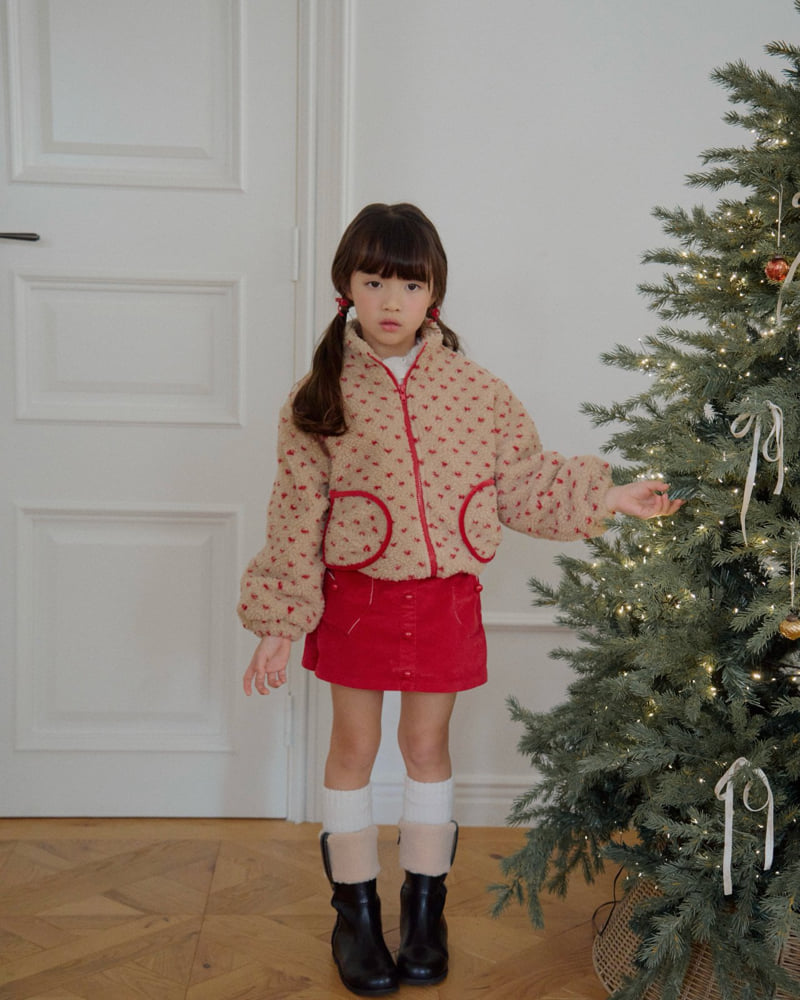 Lago - Korean Children Fashion - #kidsstore - Mini Heart Bonding Jumper - 11
