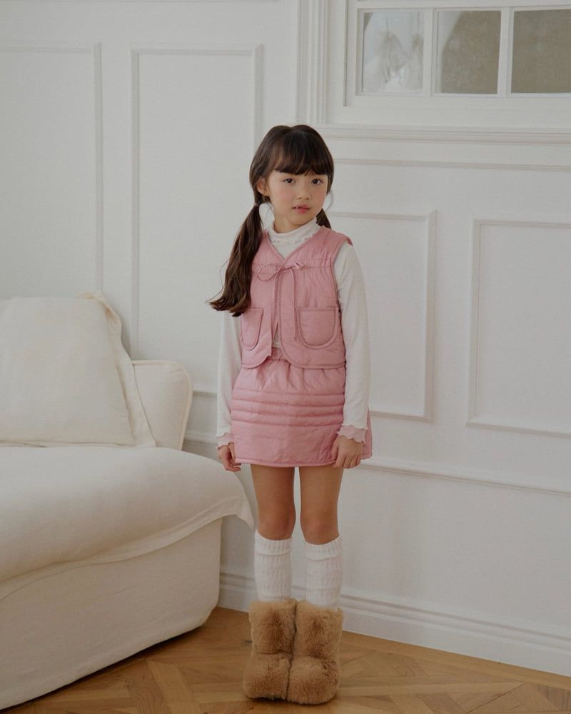 Lago - Korean Children Fashion - #kidsstore - Bolero Bonding Vest - 12