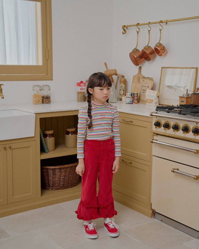 Lago - Korean Children Fashion - #kidsstore - Wide Frill Pants - 10