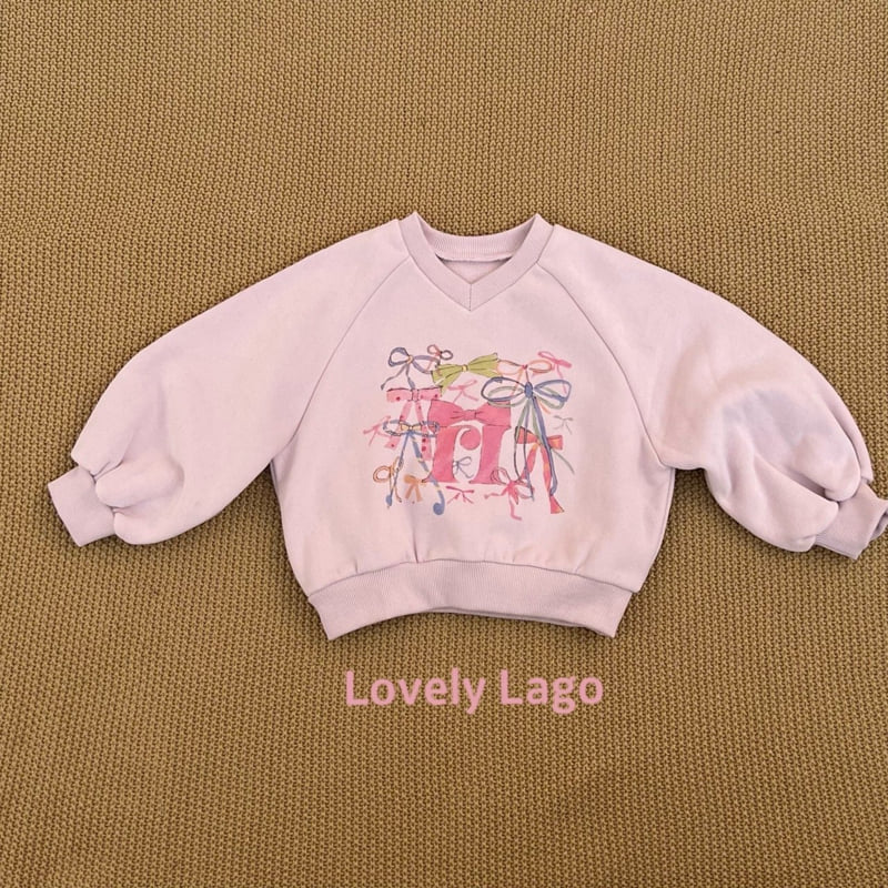 Lago - Korean Children Fashion - #kidsstore - Ribbon Party Sweatshirt - 3