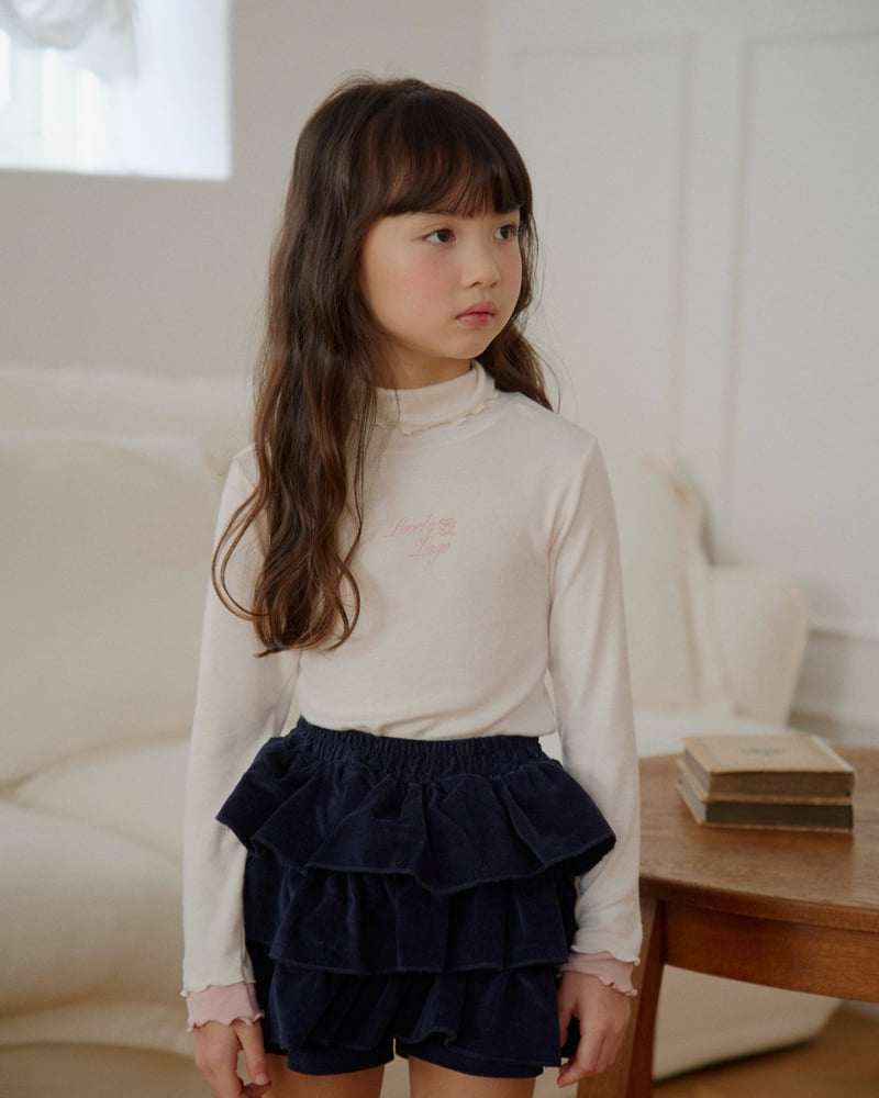 Lago - Korean Children Fashion - #kidzfashiontrend - Fun Turtleneck Tee - 10