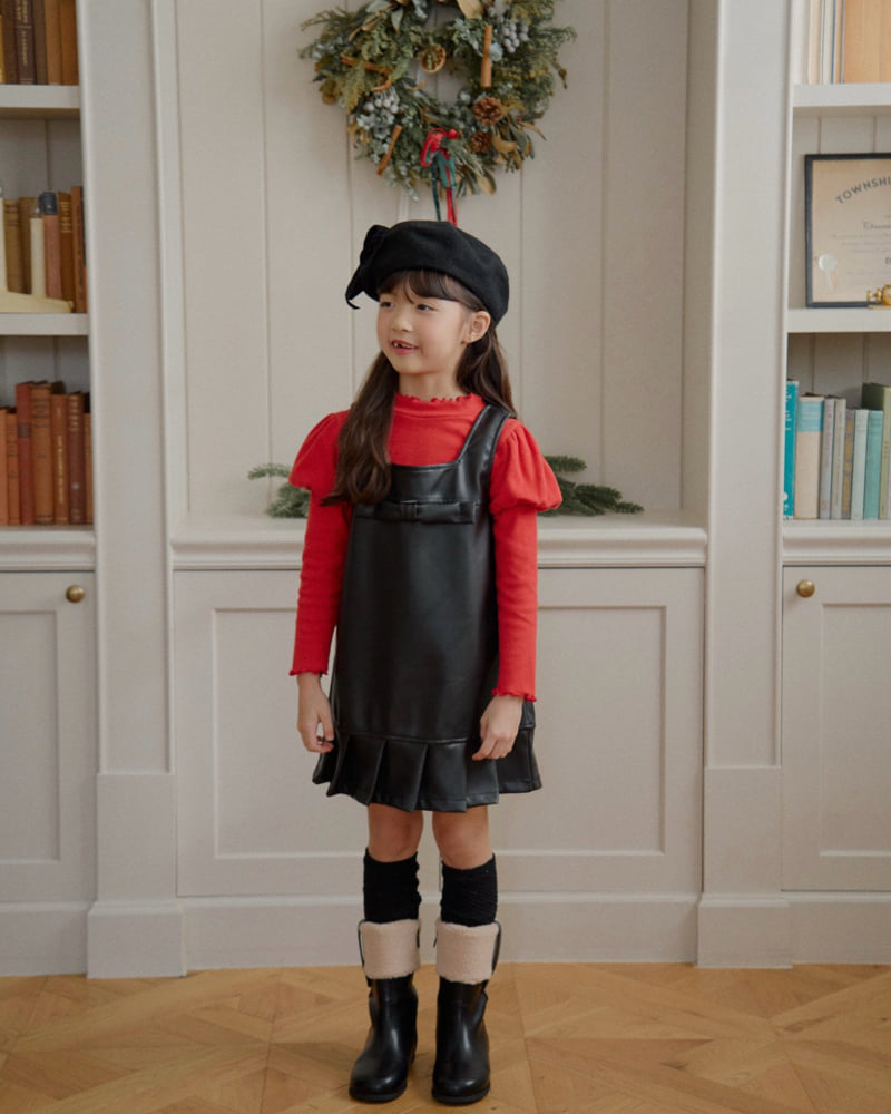 Lago - Korean Children Fashion - #kidzfashiontrend - Bobe Pleated One-piece - 12