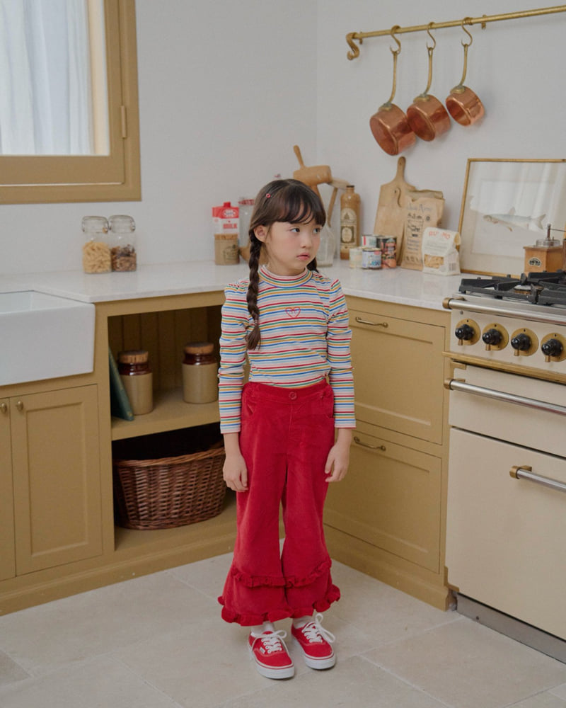 Lago - Korean Children Fashion - #kidzfashiontrend - Wide Frill Pants - 11