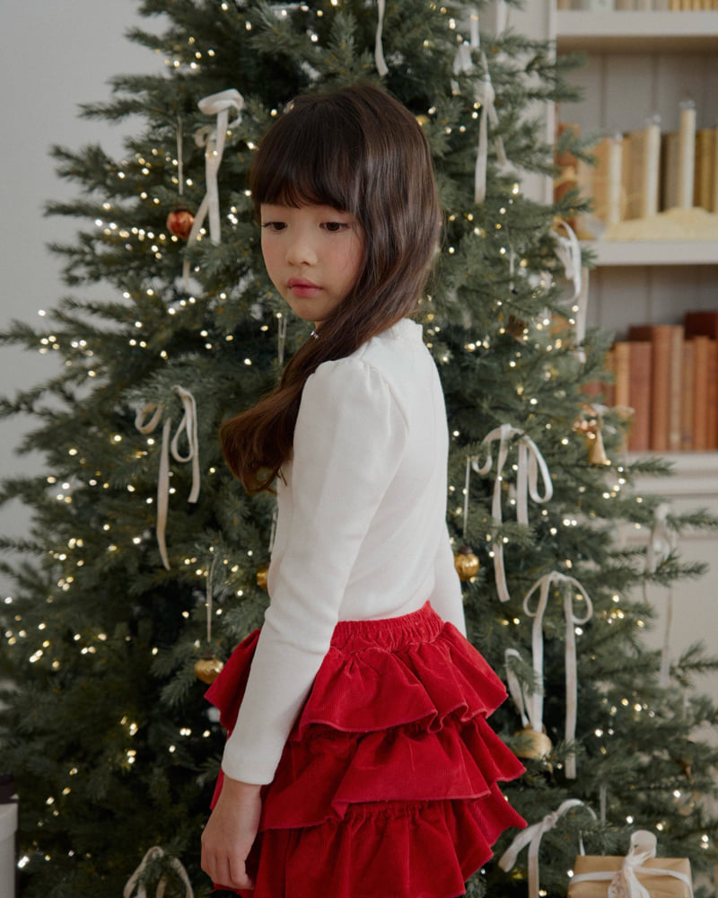 Lago - Korean Children Fashion - #kidzfashiontrend - Rose Tiered Half Pants - 8