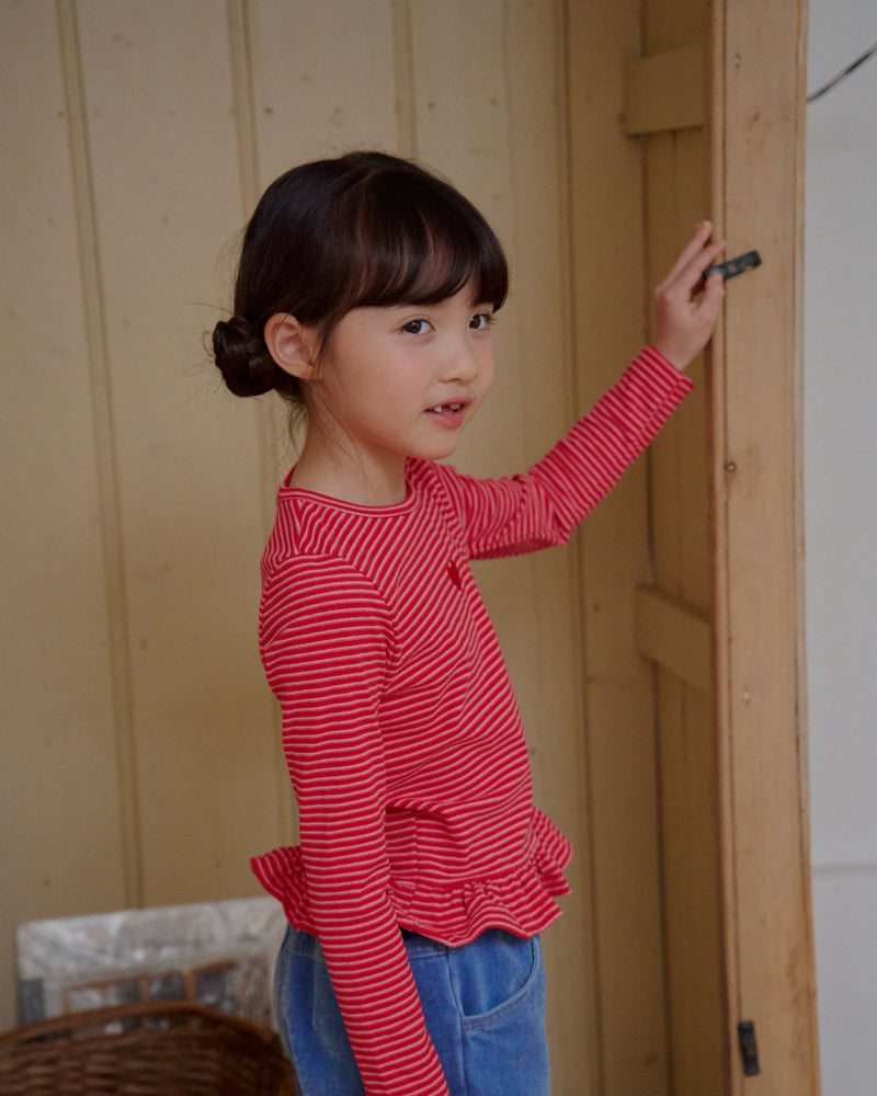 Lago - Korean Children Fashion - #kidzfashiontrend - Bobo Frill Tee - 7