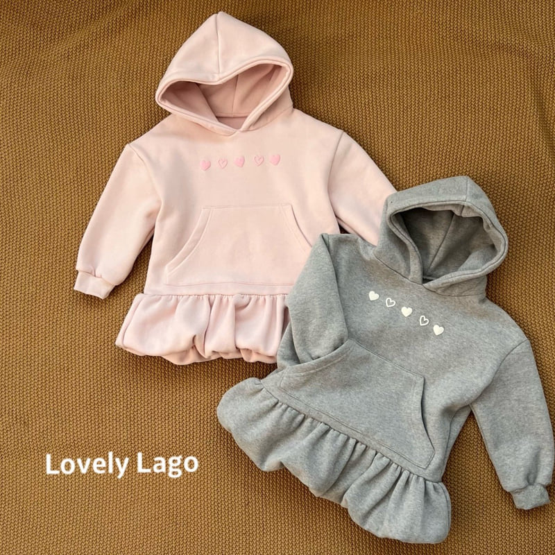 Lago - Korean Children Fashion - #littlefashionista - Balloon Hoodie One-piece