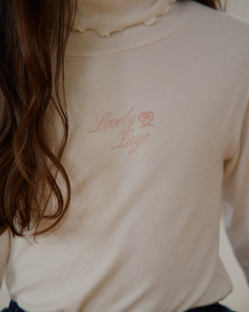 Lago - Korean Children Fashion - #littlefashionista - Fun Turtleneck Tee - 12