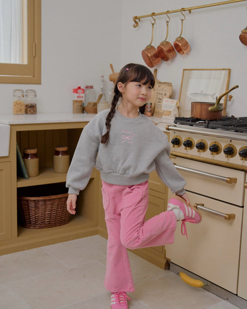 Lago - Korean Children Fashion - #littlefashionista - Heart Corduroy Pants - 9