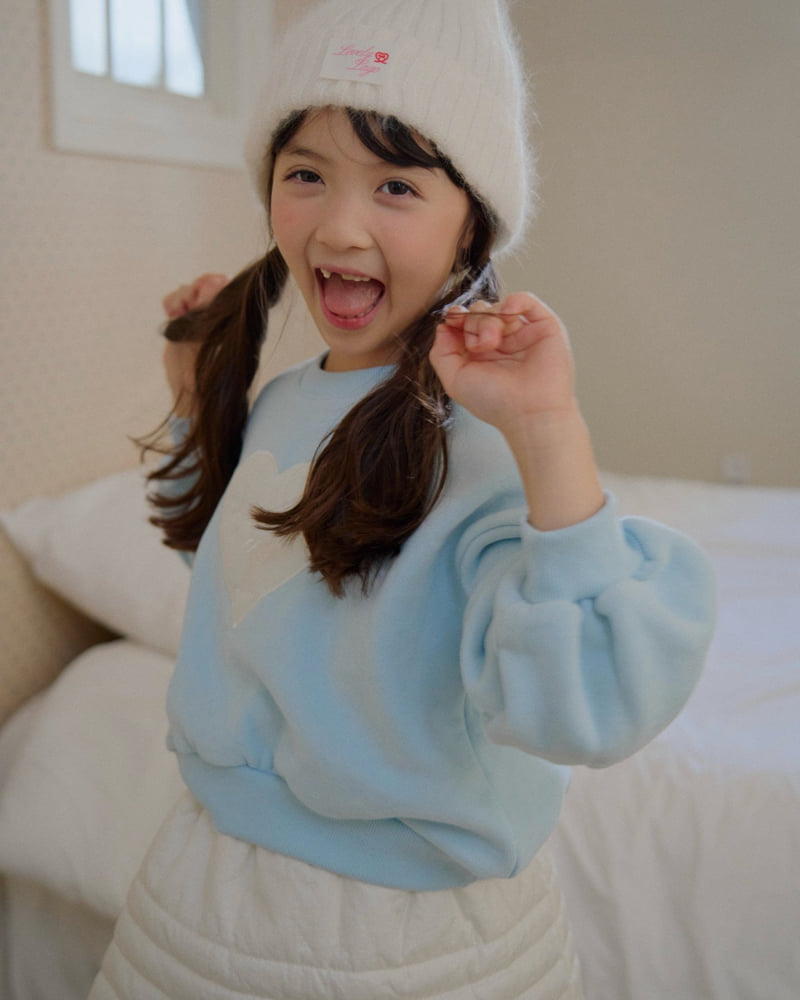 Lago - Korean Children Fashion - #littlefashionista - I Love Sweatshirt - 12