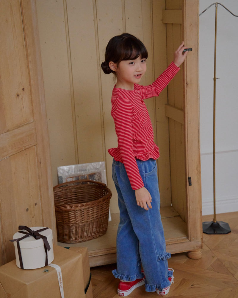 Lago - Korean Children Fashion - #littlefashionista - Bobo Frill Tee - 9