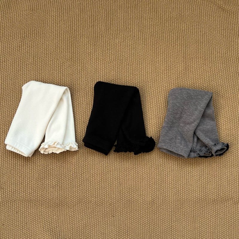 Lago - Korean Children Fashion - #magicofchildhood - Ruffle Leggings - 3