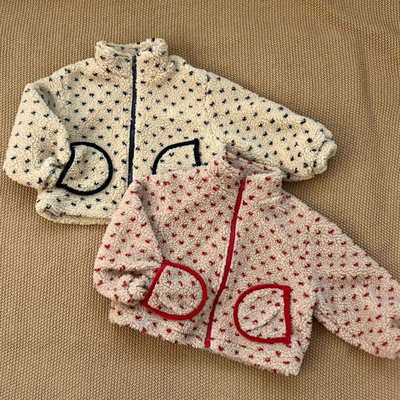 Lago - Korean Children Fashion - #magicofchildhood - Mini Heart Bonding Jumper