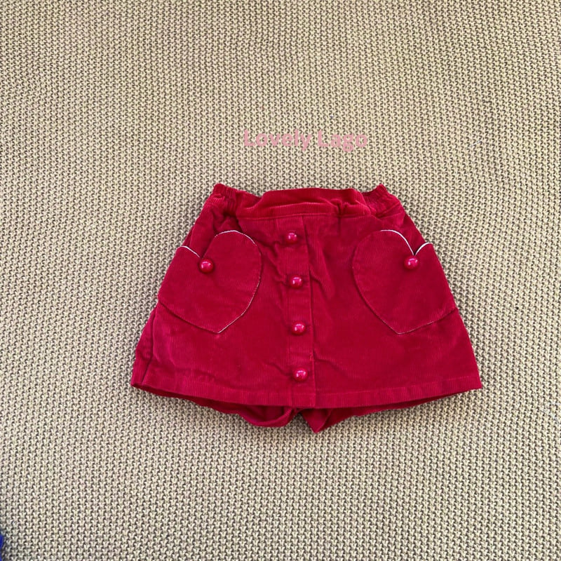Lago - Korean Children Fashion - #magicofchildhood - Heart Bean Half Pants - 3