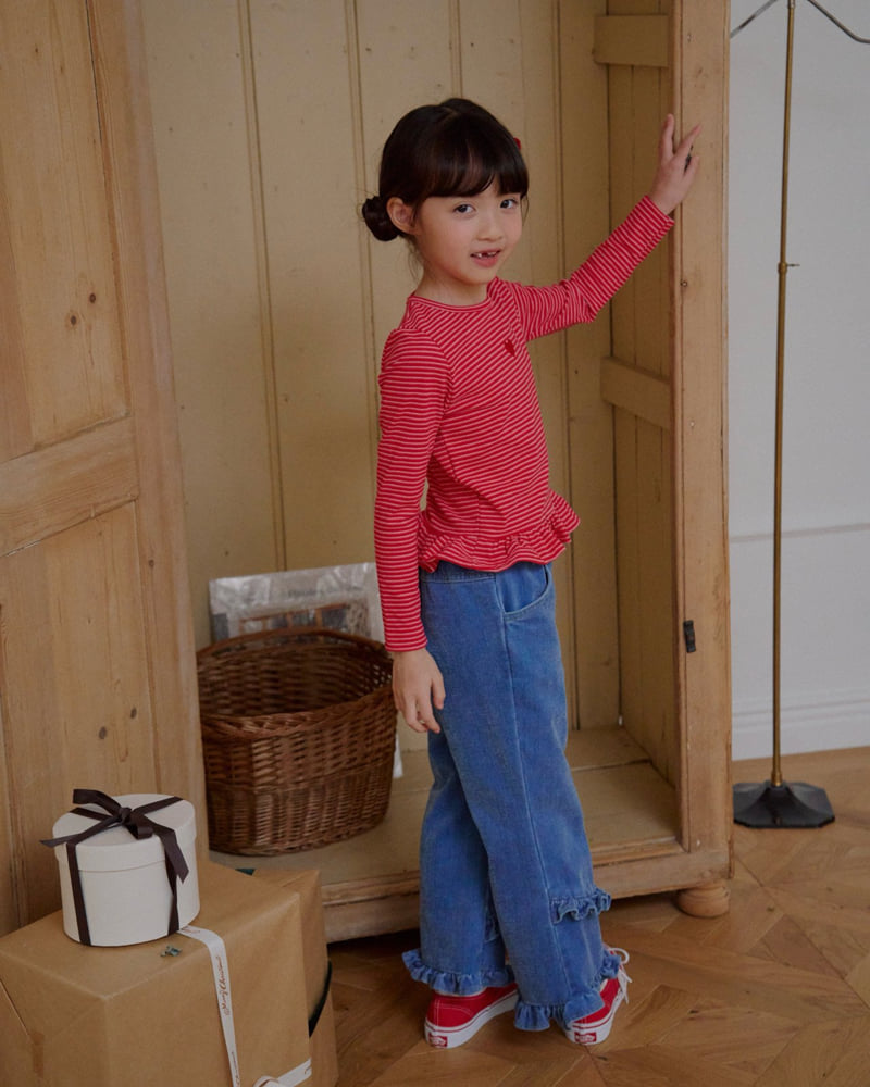 Lago - Korean Children Fashion - #magicofchildhood - Bobo Frill Tee - 10