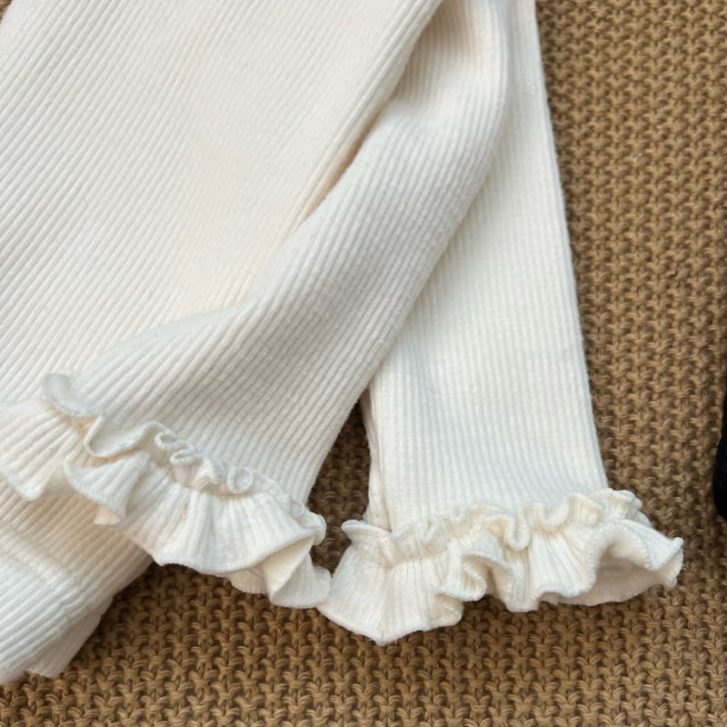 Lago - Korean Children Fashion - #magicofchildhood - Ruffle Leggings - 4