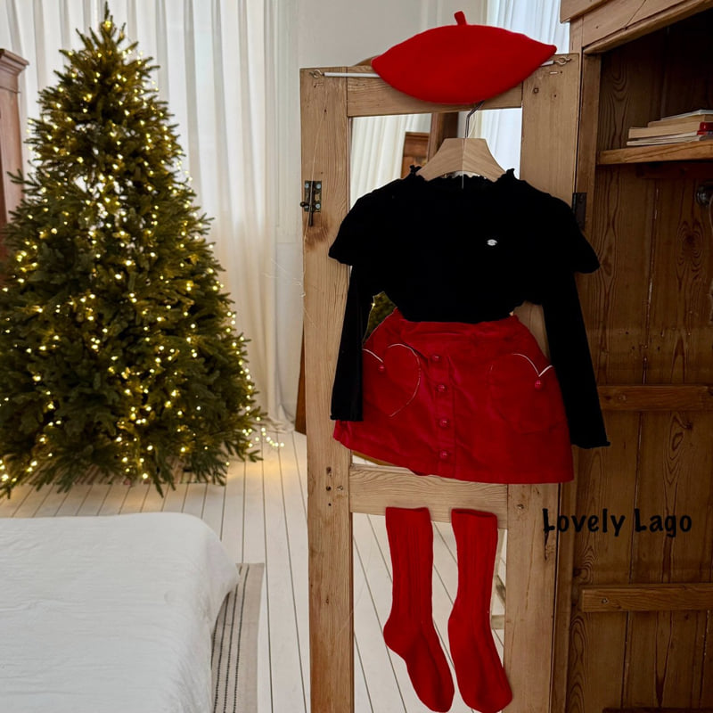 Lago - Korean Children Fashion - #magicofchildhood - Heart Bean Half Pants - 4