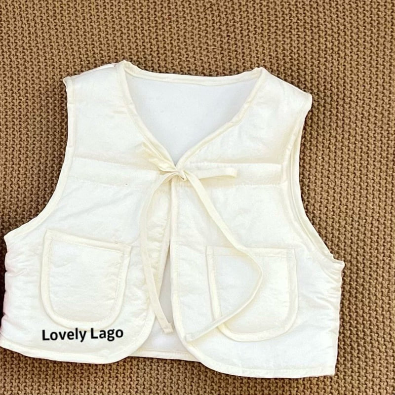 Lago - Korean Children Fashion - #minifashionista - Bolero Bonding Vest - 3