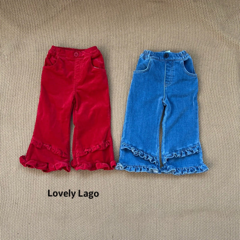 Lago - Korean Children Fashion - #minifashionista - Wide Frill Pants
